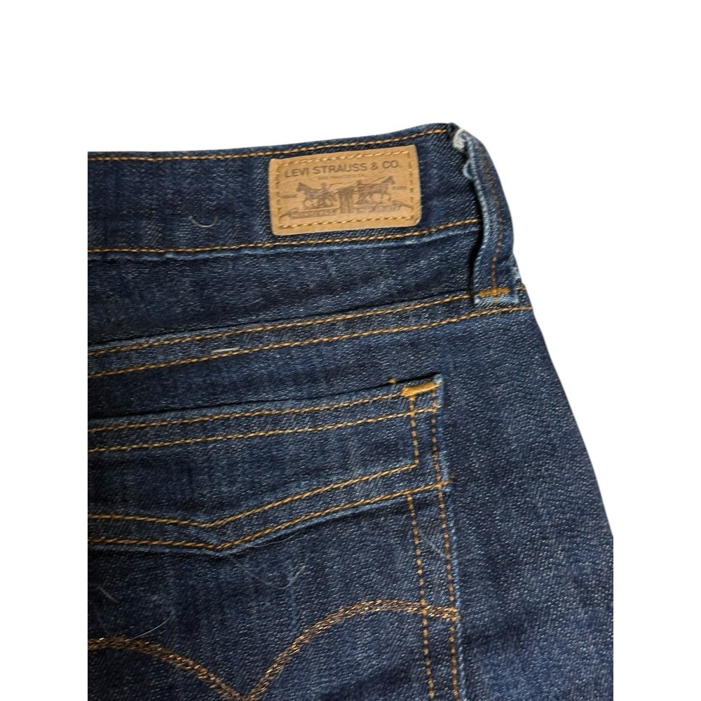 Levi Signature Jeans Women's  low boot cut 545 dark wash casual western size 8 - Picture 9 of 13
